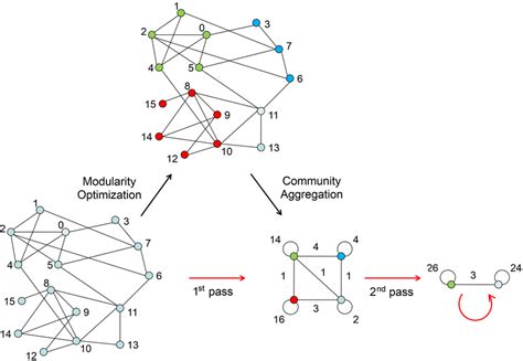 Louvain Algorithm in JavaScript 的图像结果