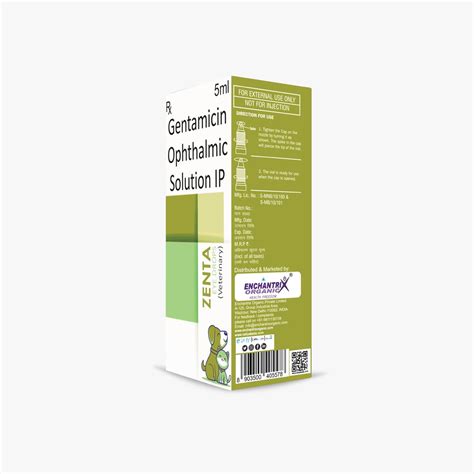 ZENTA Eye drop 5 ML - Gentamycin Ophthalmic Solution – cellpetasia
