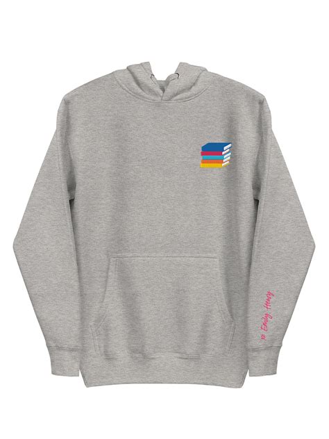 Emily Henry - Books Are My Happy Place embroidered unisex sweatshirt — Out of Print