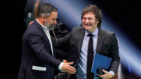 Milei and Meloni speak at far-right Madrid rally - CGTN