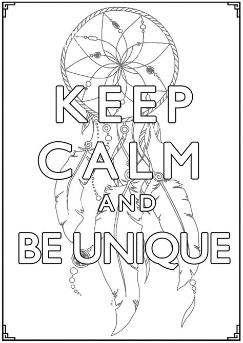Collection of Calming Coloring Pages - Free Printable