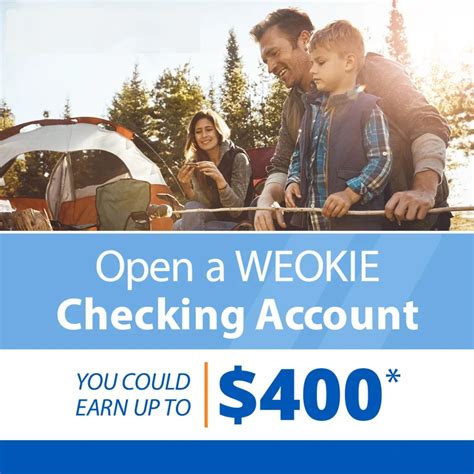 [Expired] [OK] Weokie Federal Credit Union $400 Checking Bonus, Direct ...