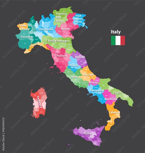 Italy County Map 的图像结果