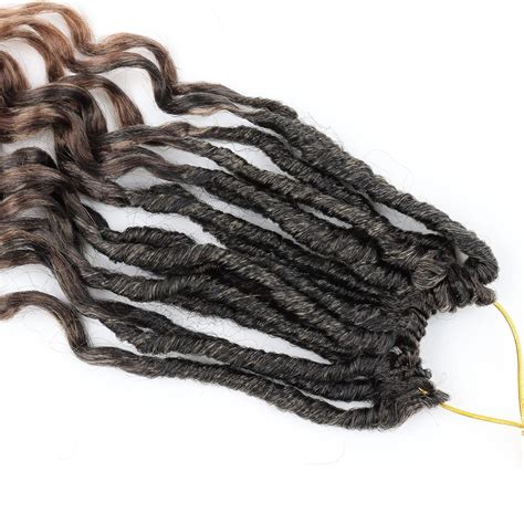 LYCSOU 30 Inch 6 Pack Deep Faux Locs Crochet Hair Soft India | Ubuy