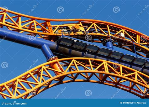 Roller coaster track stock photo. Image of roller, high - 44848050
