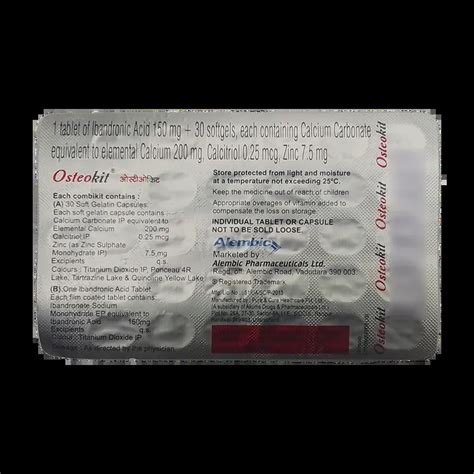 OSTEOKIT TABLET 30'S Price, Uses, Side Effects & Substitutes | Medkart
