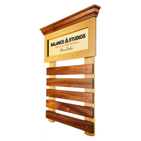 Oak & Mahogany Belt Display – Dojo Displays