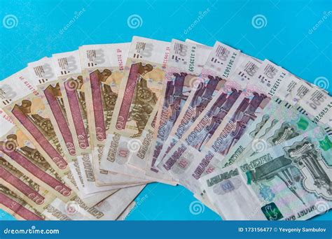Paper Banknotes Russian Rubles. Rubles is the National Currency of Russia Stock Image - Image of ...