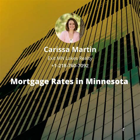 Mortgage Rates in Minnesota | Carissa M