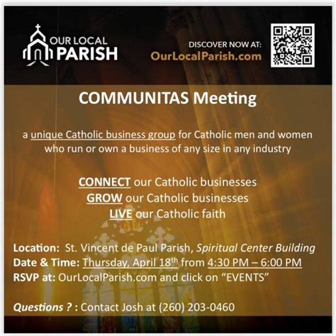 Communitas - Powered by OurLocalParish.com, St Vincent De Paul Catholic ...