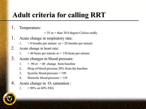 Rapid response team | PPT