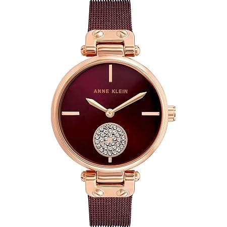 Anne Klein New York Analog Red Dial Women's Watch-AK3000RGBY : Amazon ...