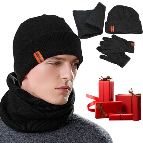 Black Beanie Hat For Men