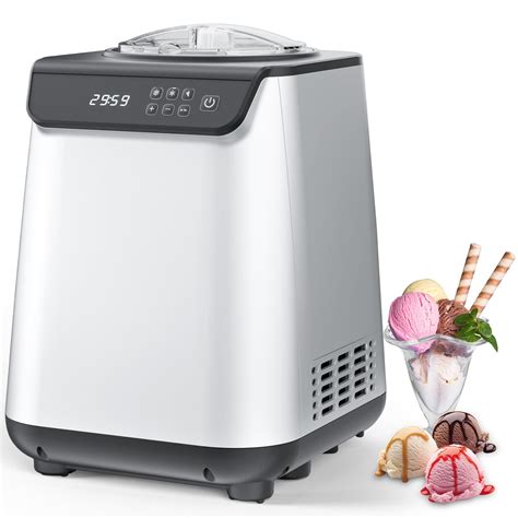 COWSAR 1.3 Quart Automatic Ice Cream Maker with Compressor, No Pre ...