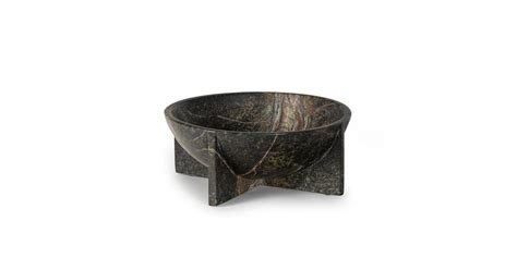 Regina Andrew 20-1601GRN Tribune 10" Wide Marble Bowl Large | Ferguson Home