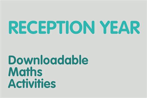 Image result for Maths Lessons for Reception