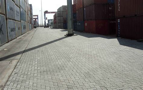 Heavy-Duty Pavers and Kerbs for Port Infrastructure | VYARA