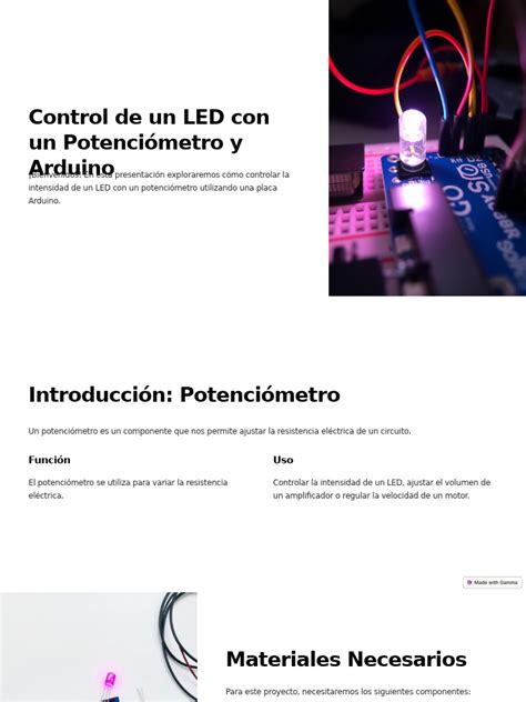 Image result for Controlar LED Con Potenciometro Arduino