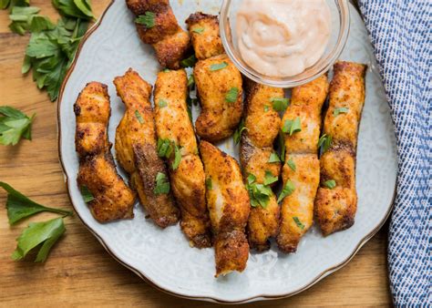 Easy Air Fryer Cajun Southern Catfish Strips Recipe - No Plate Like Home