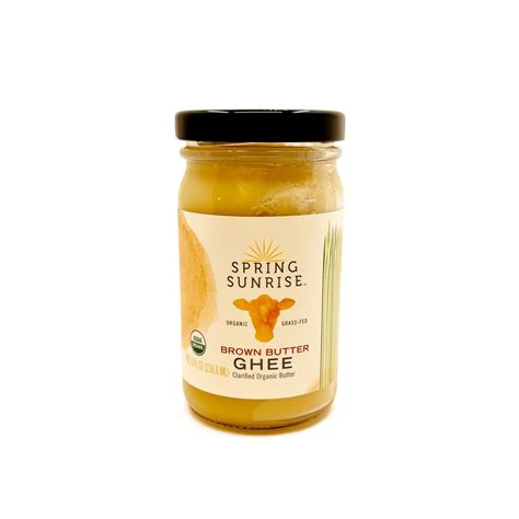 SpringSunrise Spring Sunrise Organic Brown Ghee - Grass Fed India | Ubuy