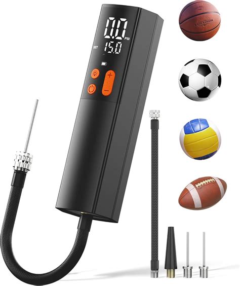 Teffim Ball Pump, with Inflation & Deflation, 3 Needles & Pressure ...