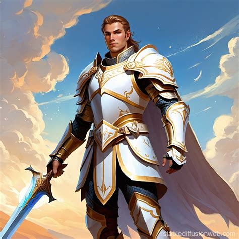 Eadric Thornblade's White Plate Armor | Stable Diffusion Online