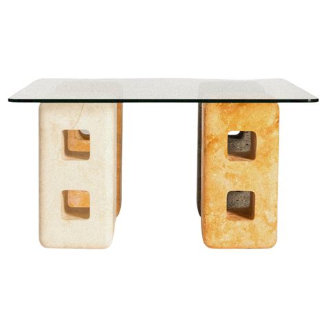 Massive Solid Teak Block Coffee Table at 1stDibs | solid wood block ...