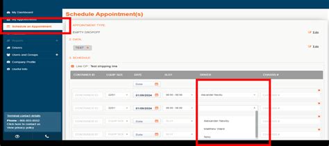 Truck Appointment System - APM Terminals