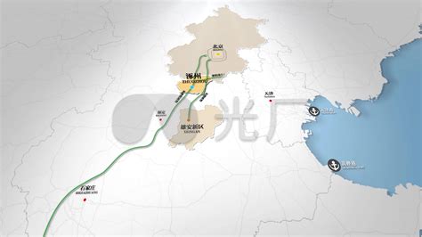 京津冀涿州雄安新区交通区位地图_AE模板下载(编号:4559022)_AE模板_光厂(VJ师网) www.vjshi.com