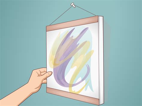Easy Ways to Hang an Unframed Canvas: 8 Steps (with Pictures)