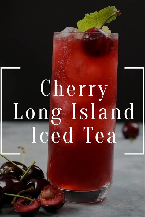 Cherry long island iced tea – Artofit