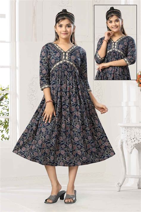 Heer 2 Printed Kids Wear Kurti Collection