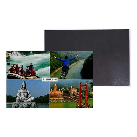 Rishikesh Highlights Magnet – Travel Souvenir for Collectors