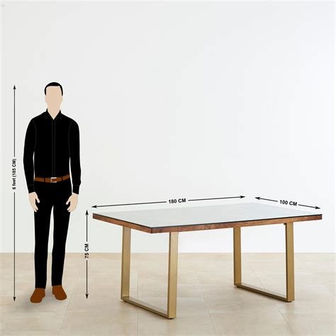 Buy Varna Mango Wood 6-Seater Dining Set with Chairs - Brown from Home ...