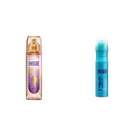 Buy Engage W2 Perfume Spray For Women, 120ml & Spell Deodorant For ...