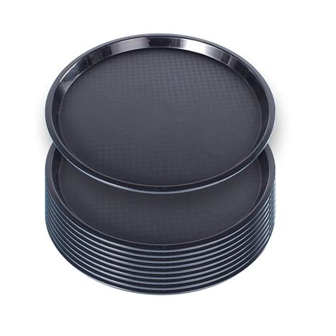 10pcs 14-inch Round Waitr/Waiter Tray Serving Tray Beverage Tray Food ...