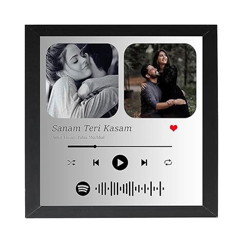 FA6 Collage Spotify Photo Wood Wall Mount Frame - Personalized ...