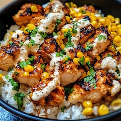Street Corn Chicken Rice Bowl - all moms recipes