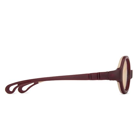 Buy Kids Glasses Matte Maroon Brown Full Rim Oval Kids Kids 2-5 yrs ...