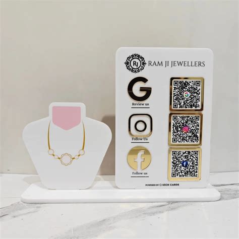 Jewelry Shape Standee - Quick Cards
