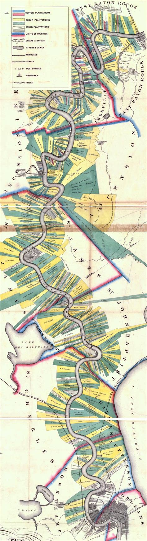 St. John the Baptist Parish, Louisiana - Maps