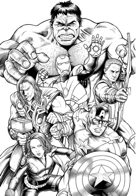 Avengers Superhero Coloring Pages | Marvel coloring, Superhero coloring ...