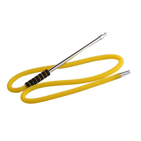 Buy PVC Metal Handle Hookah Pipe - Yellow – shopdop.in