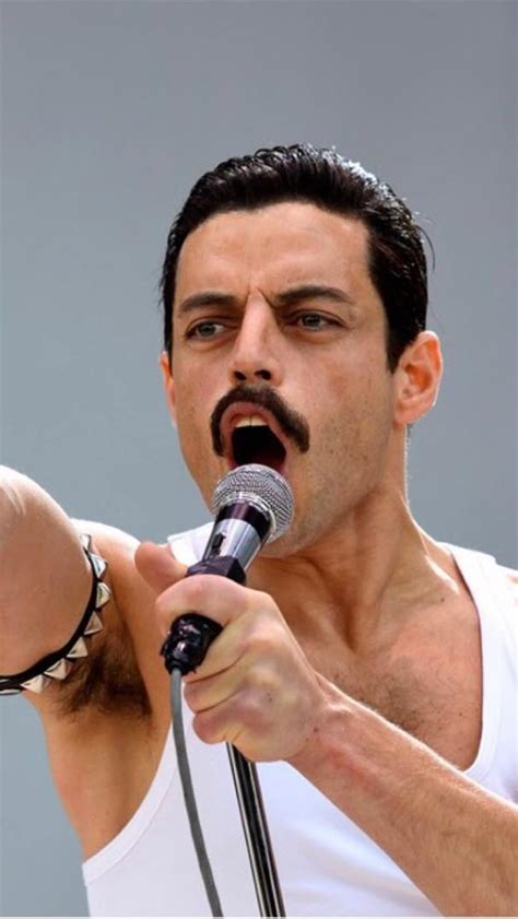 640x1136 Rami Malek As Freddie Mercury in Bohemian Rhapsody Movie ...