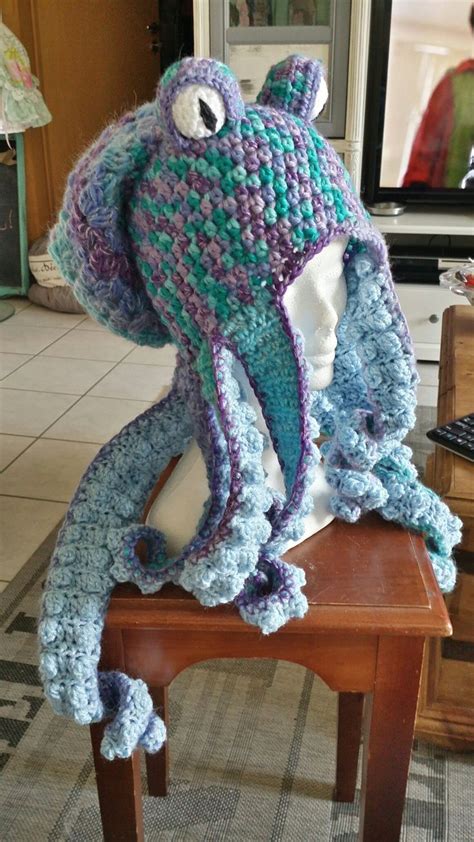 crochet octopus hat