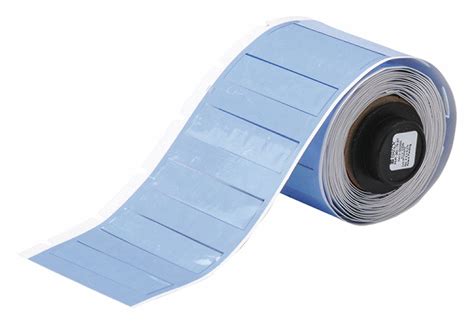 1/4 in x 1 3/4 in, Polyolefin, Precut Label Roll - 4VP91|PSPT-250-175 ...