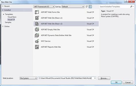 Image result for How to Create Run .Net Website From Visual Studio
