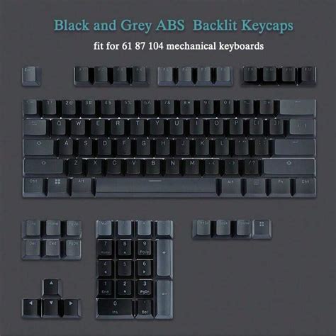 Keycap Backlit ABS Cherry MX Keycaps Doubleshot OEM Profile Translucent ...
