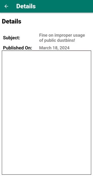 Flutter PDF View Package 的图像结果