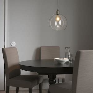 JAKOBSBYN Pendant lamp shade, clear glass, 30 cm (12") - IKEA